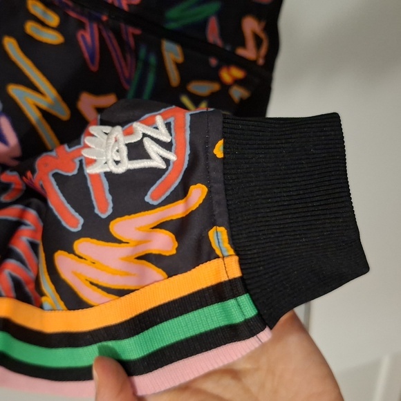 Adidas x Kris Andrew Small Black "Love Unites" Superstar Track Jacket (Size M) - Picture 8 of 11